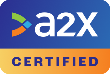 A2X certification badge