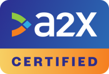 A2X certification badge